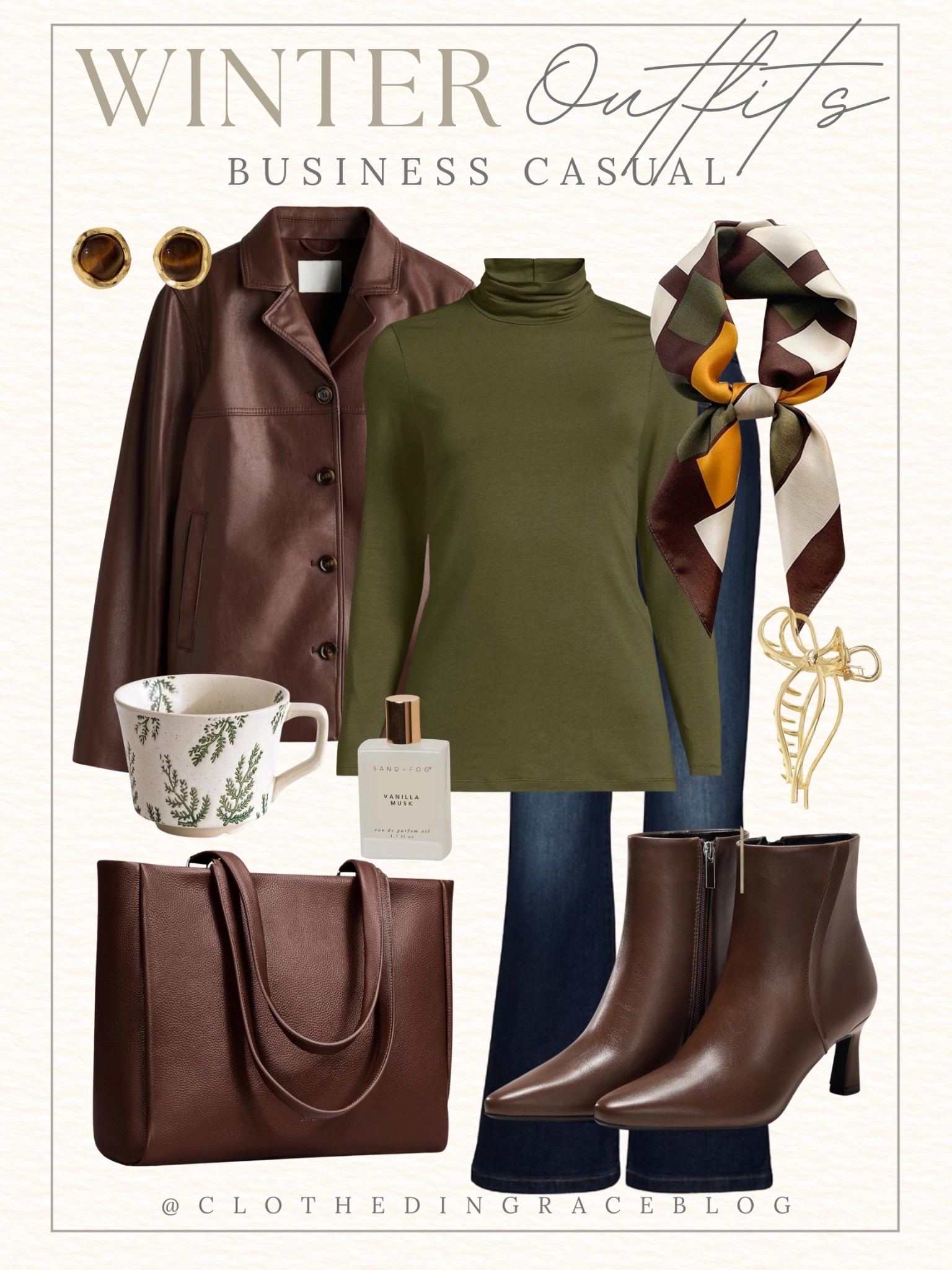 Business casual style 