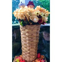 Tall Basket Of Fall Flowers | Etsy (US)