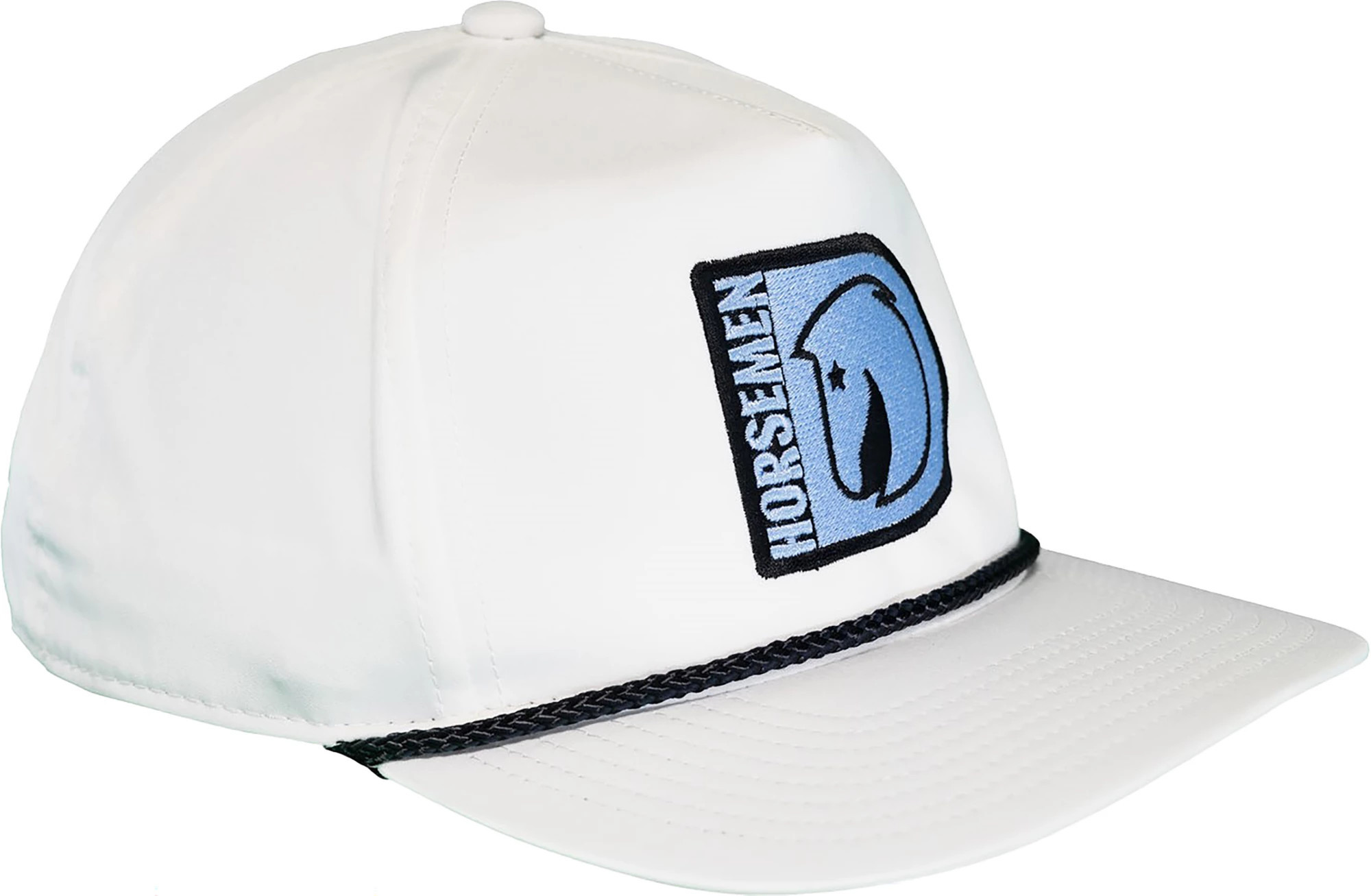 Good Good Golf Men's Dallas Horseman Rope Golf Hat, White/Black | Golf Galaxy