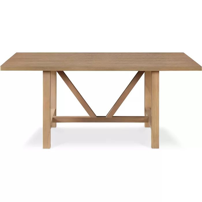 Grant Wood Dining Table Rustic Beige - Finch | Target