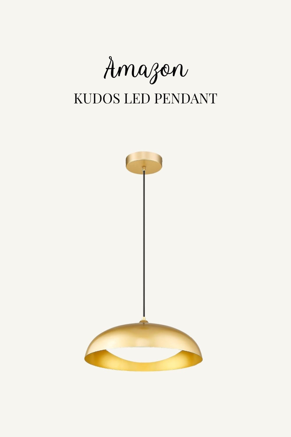 Shop the Kudos LED Pendant from Amazon!