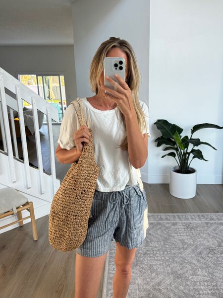 Spring linen shorts for $12 

#LTKsalealert #LTKstyletip #LTKfindsunder50