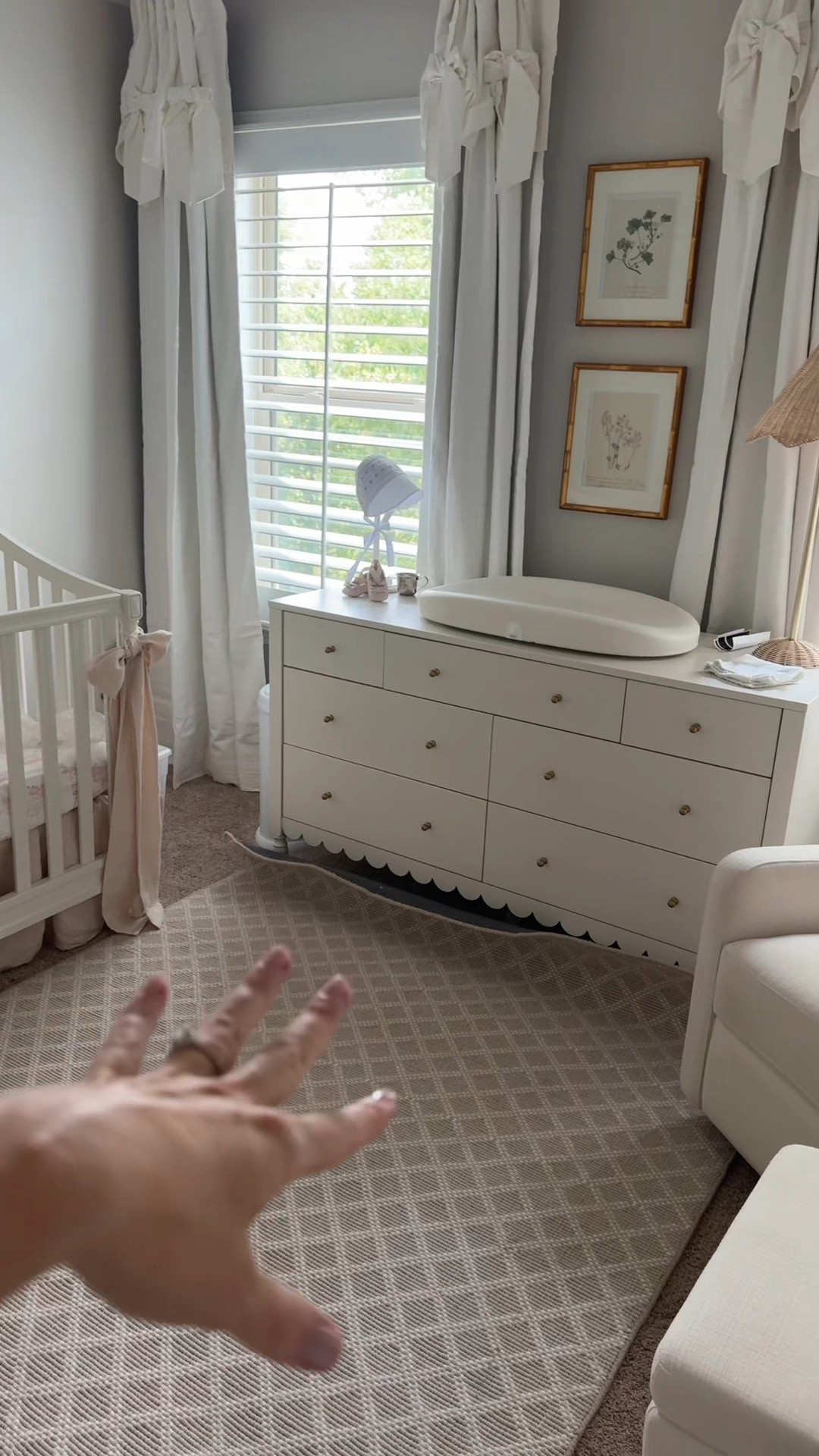 Baby girl nursery update! I’m pretty much done with the room minus organizing the dresser and finding a few more pieces of art or decor for the walls. Love how sweet and simple her nursery turned out! I used Josie’s crib and rocker. 

Neutral home decor // neutral nursery inspo // nursery // scalloped furniture // tufted crib 

#LTKBaby #LTKBump #LTKHome