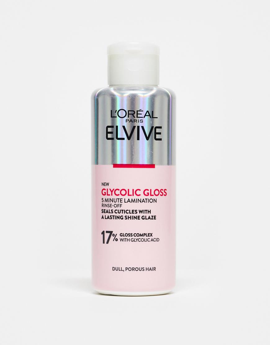 L'Oreal Elvive glycolic gloss 5 minute lamination treatment for dull porous hair 200ml-No colour | ASOS (Global)