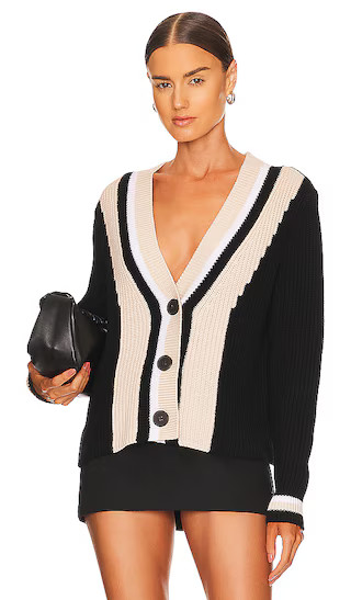 Varsity Cardigan in Black Multi | Revolve Clothing (Global)