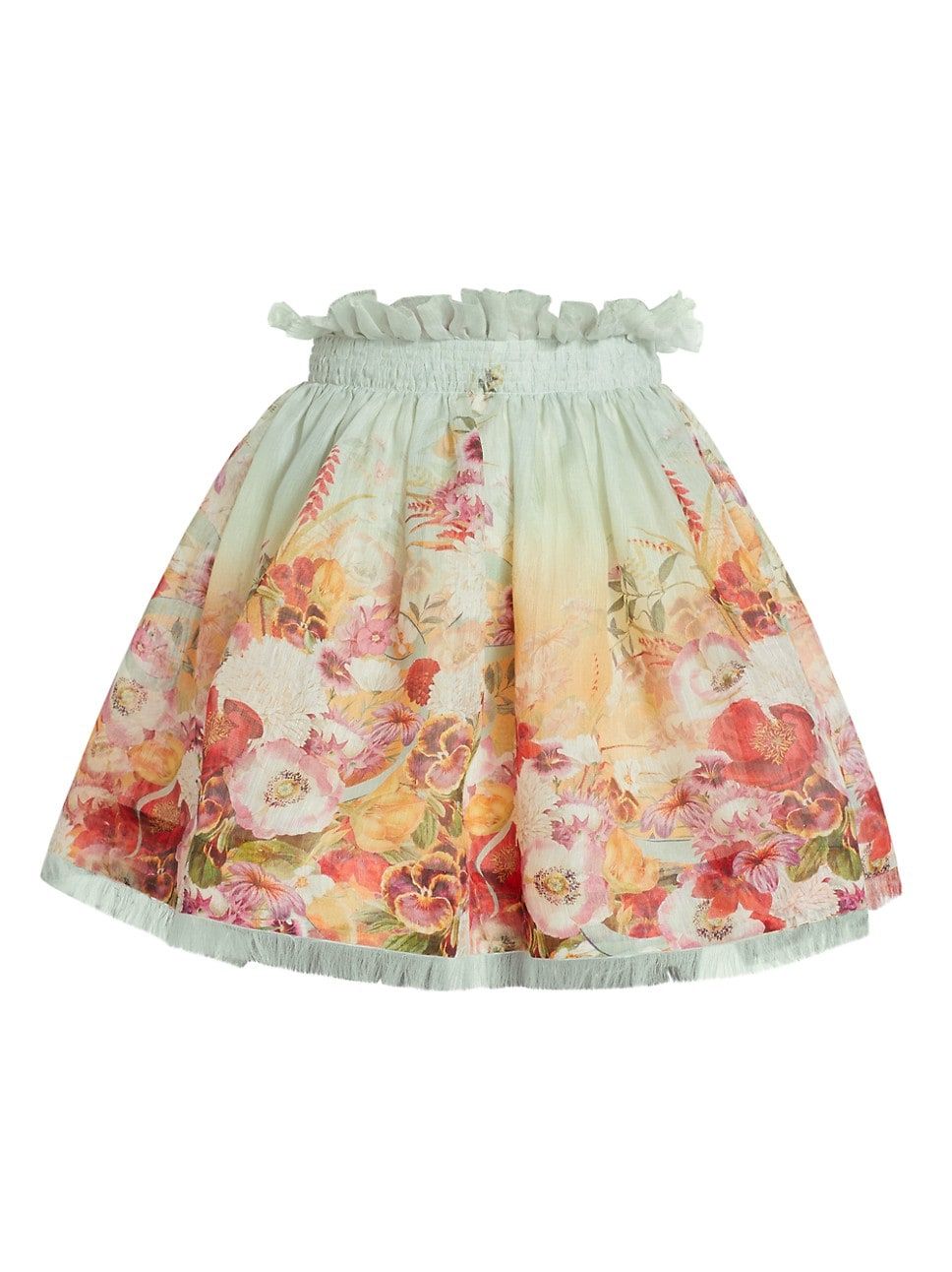 Wonderland Linen-Silk Flip Skirt | Saks Fifth Avenue
