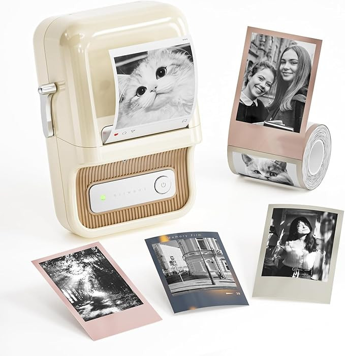 NIIMBOT B21 Pro Sticker Printer, 300DPI, Fun APP, Portable Inkless Label Printer, Bluetooth Stick... | Amazon (US)