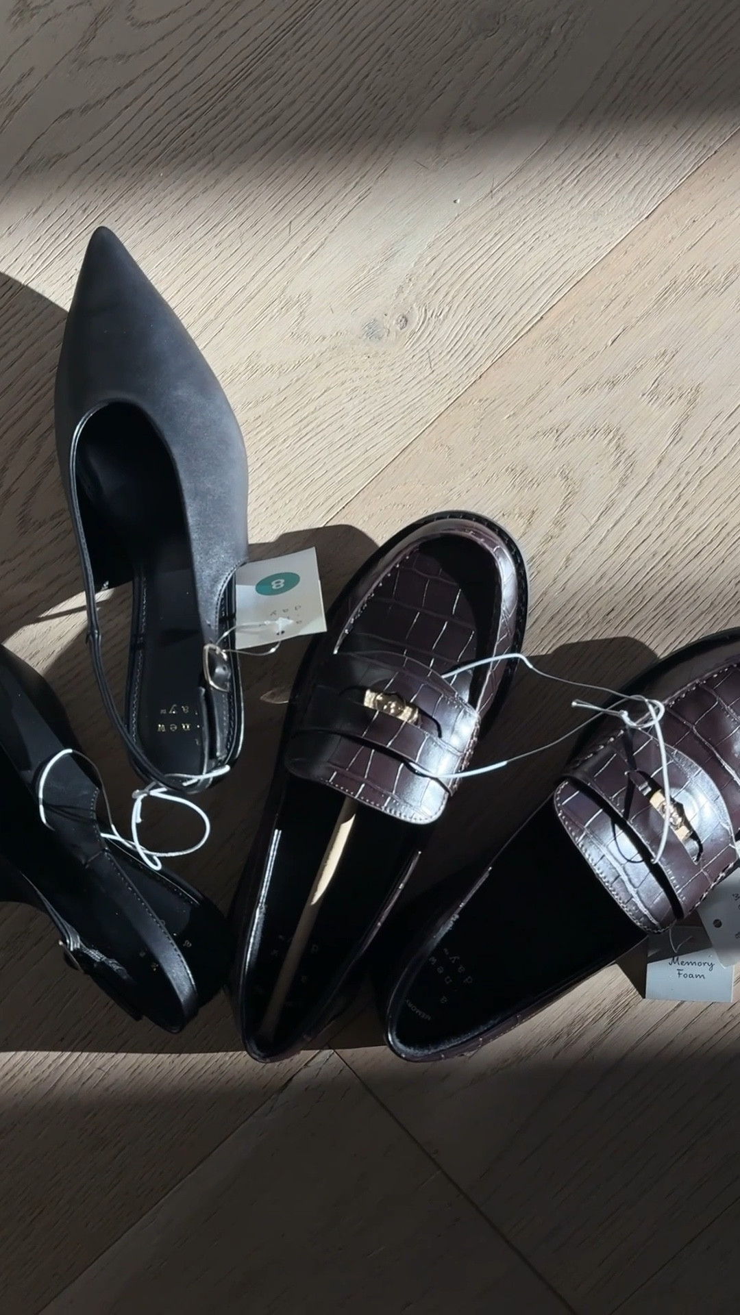 all super comfortable and TTS! 

modern black heels, penny loafers, target run, target shoes, winter shoe haul

#LTKFindsUnder100 #LTKWorkwear #LTKOver40