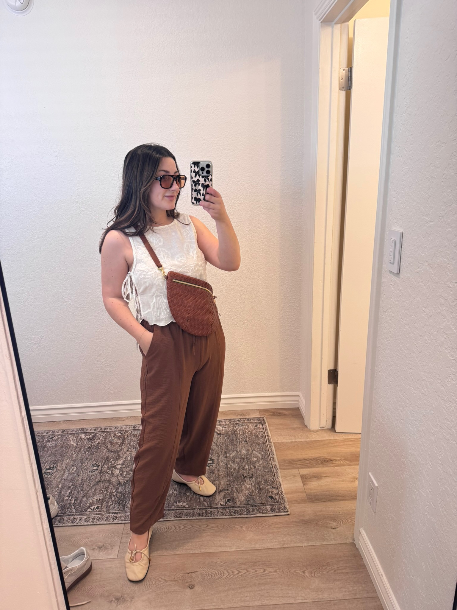 Petite friendly spring outfit! 

Pants size medium from Amazon
Top size xs from Free People (Also linked similar) 
Comfortable flats!! 

I'm 5'0" 145 lbs 

Petite fashion, everyday outfit

#LTKPetite #LTKStyleTip #LTKSeasonal