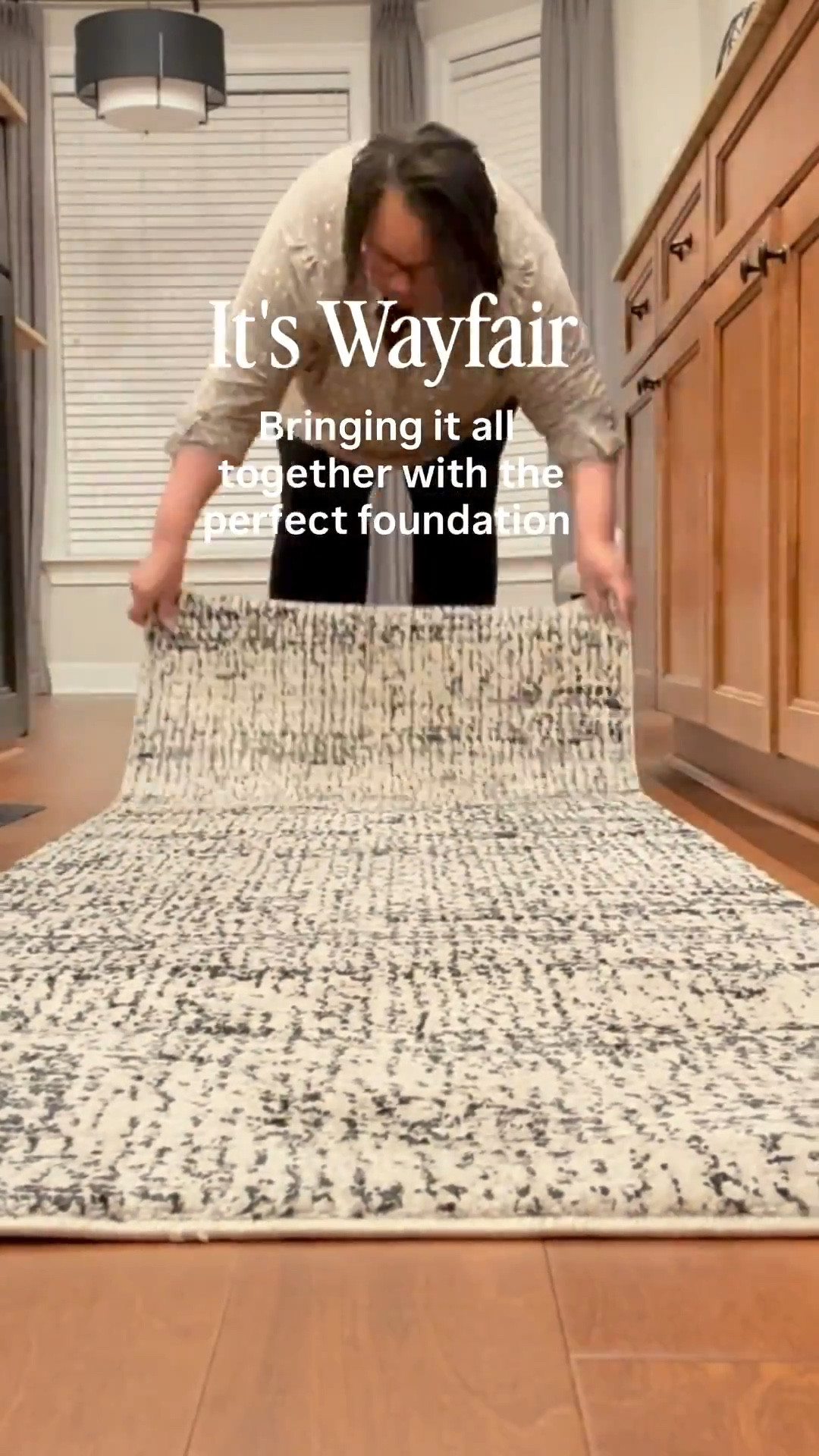 It's @Wayfair The Loloi Oatmeal / Charcoal Area Rug is such a beautiful rug for a high traffic area and that's exactly why I chose this rug for my kitchen. As you can see I purchased several rugs to place in high traffic areas inside my kitchen such as the stove, fridge, sink and one that you can't see is in the entryway of my garage as we enter or leave through the side door. 

This rug is so versatile, durable and soft. It adds warmth to any space with a perfect blend of cream and black. This rug can be used in dining room, living room, bedroom or wherever you want to add sophistication without compromising quality and durability! I also included few other rugs that I personally own that you may want take a look at. 

I use these nonslip Non Skid Rug Backing for Hardwood Floors and Tiles I like that they are reusable just clean them and they are ready to be used again game changer! 

#LTKHome