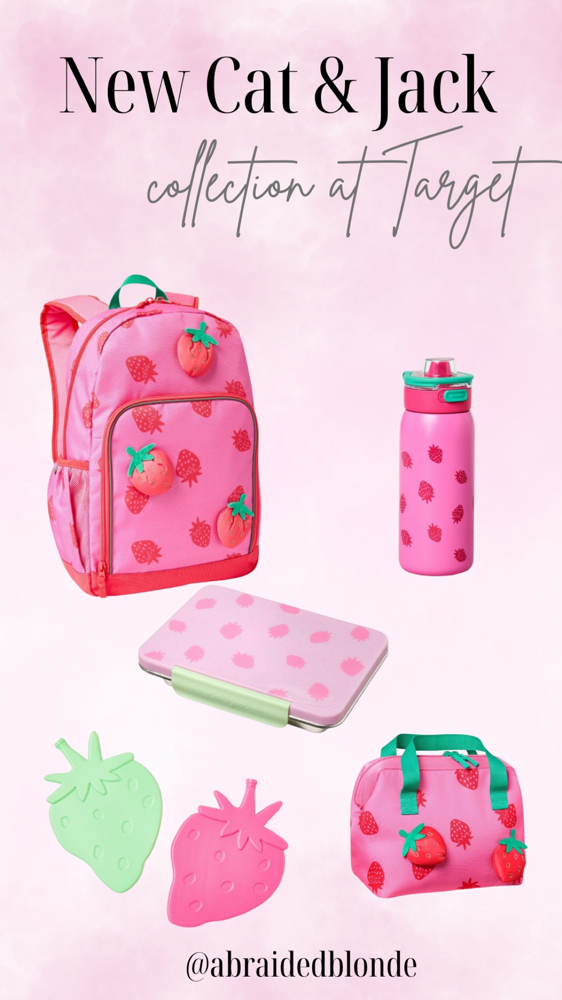 Back to school supplies. Target school supplies. Pink backpack