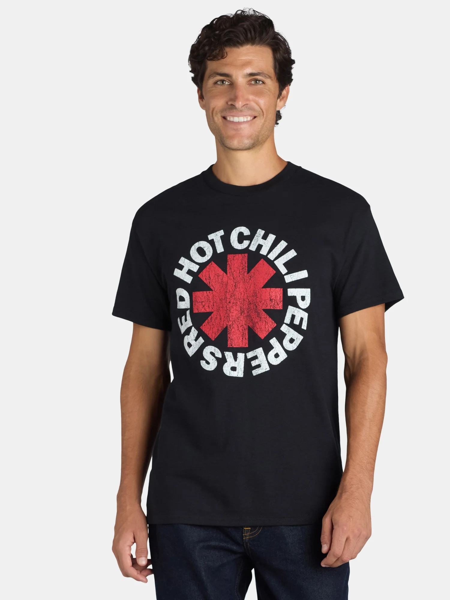 Red Hot Chili Peppers Men's & Big Men's Graphic Tee, Sizes S-3XL | Walmart (US)