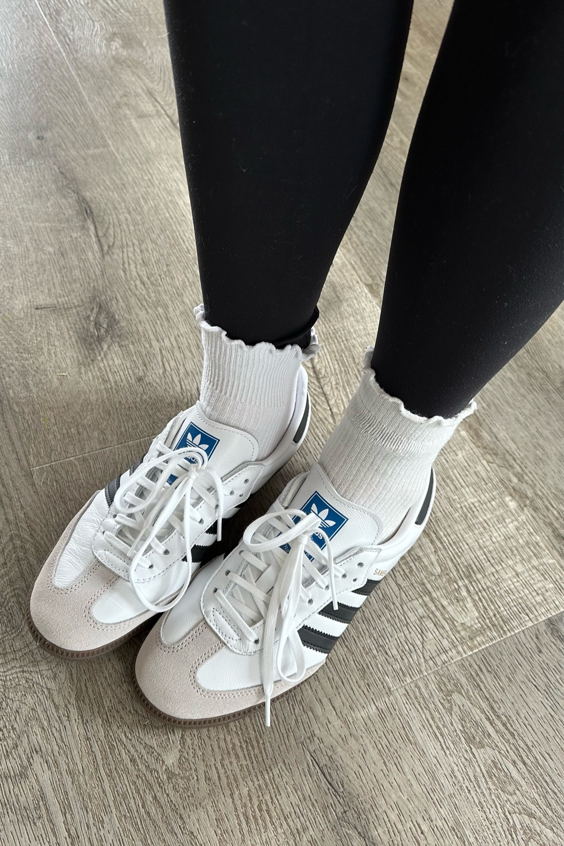 Ruffle socks and sambas

#LTKshoecrush #LTKfindsunder100 #LTKfindsunder50