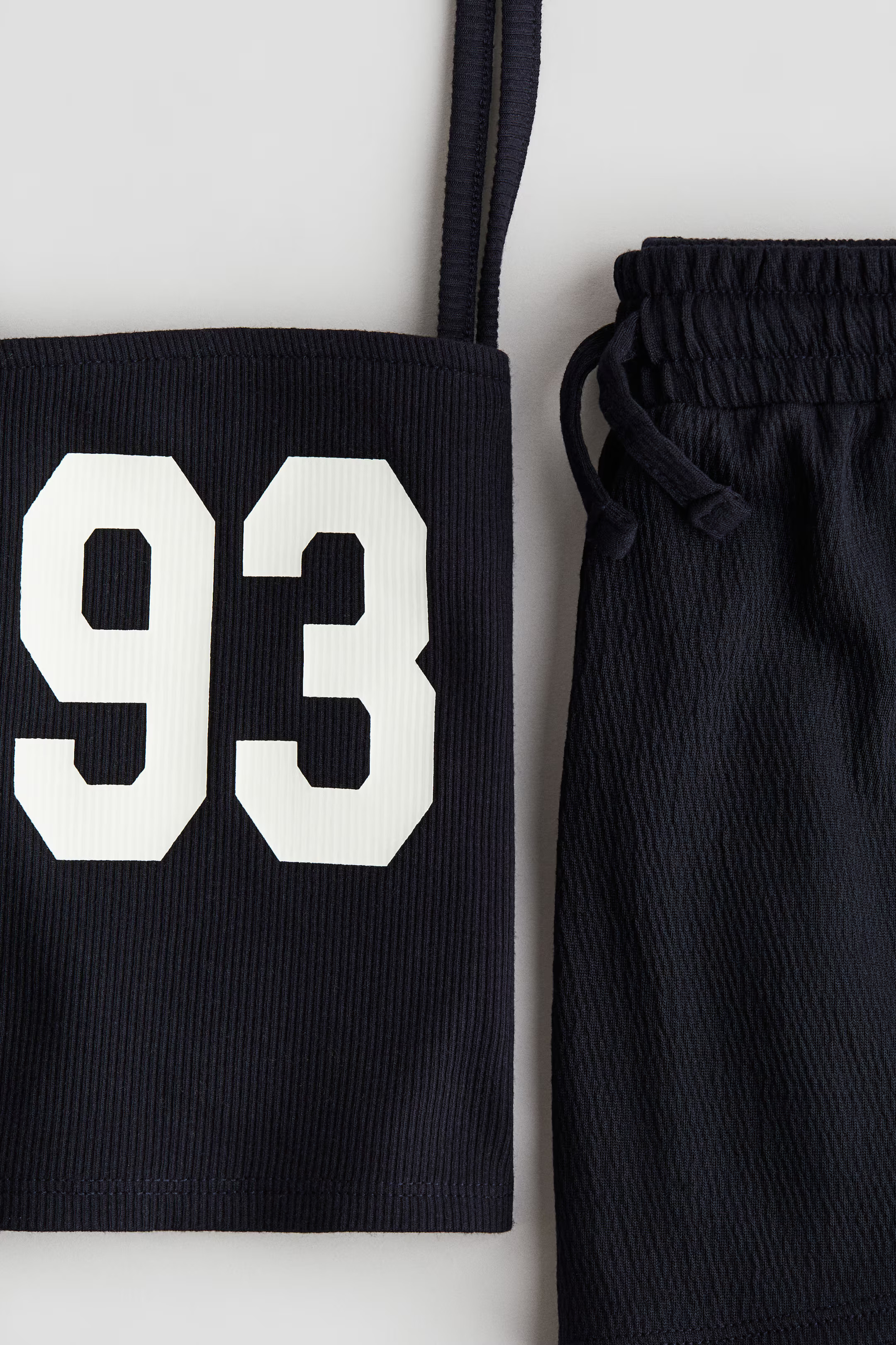 2-Piece Strappy Top and Shorts Set | H&M (US + CA)