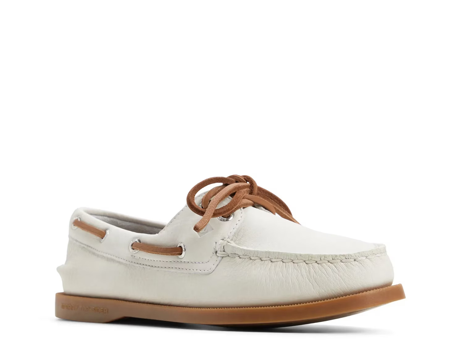 Sperry Wide Width Authentic Original 2Eye Boat Shoe | Women's | White | Size 9.5 | Boat Shoes | DSW