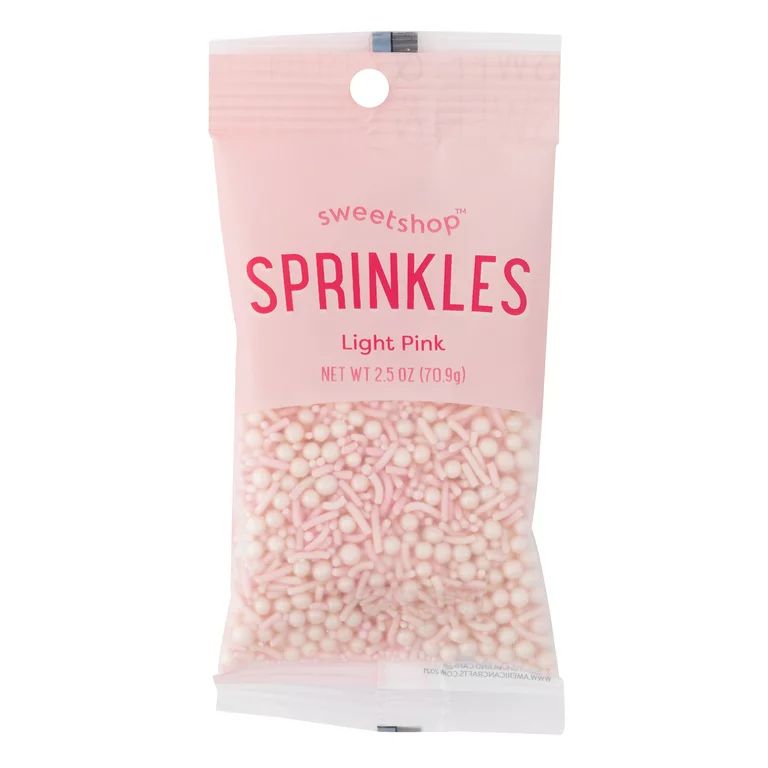 Sweetshop Light Pink Sprinkle Mix, 2.5oz -  Dessert Toppings - Walmart.com | Walmart (US)