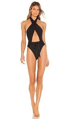 PQ Alex One Piece in Midnight from Revolve.com | Revolve Clothing (Global)