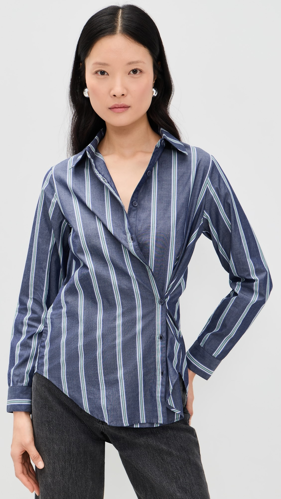 Sodi Wrap Button Up | Shopbop