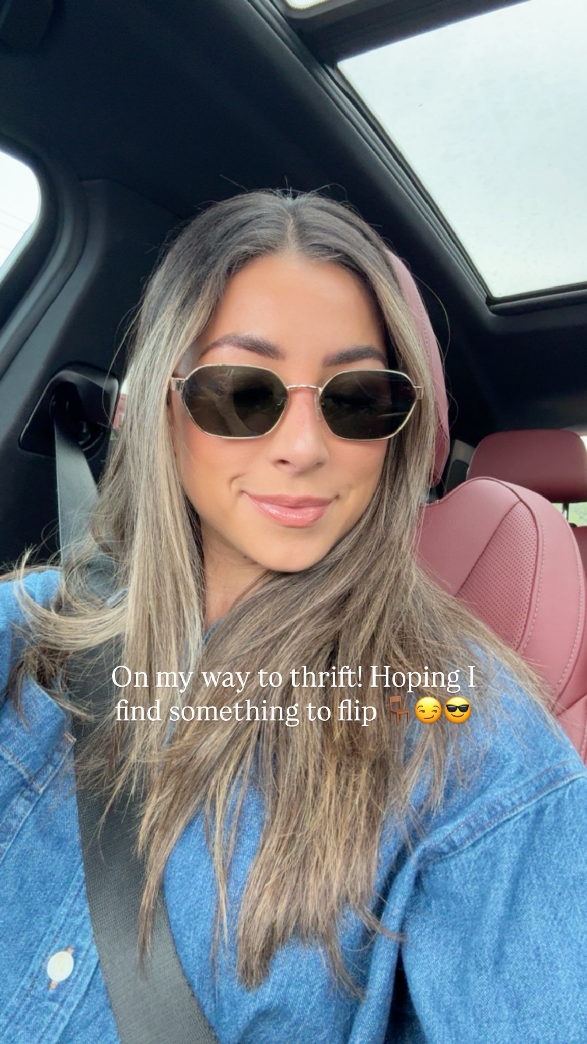 On my way to thrift! Hoping I find something to flip 🪑😏😎

#LTKootd #LTKgrwm #LTKdayinmylife