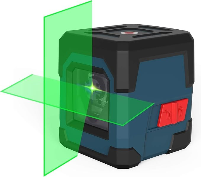 Laser Level, RockSeed Cross Line Laser with Self-Leveling, Vertical and Horizontal Line, Rotatabl... | Amazon (US)