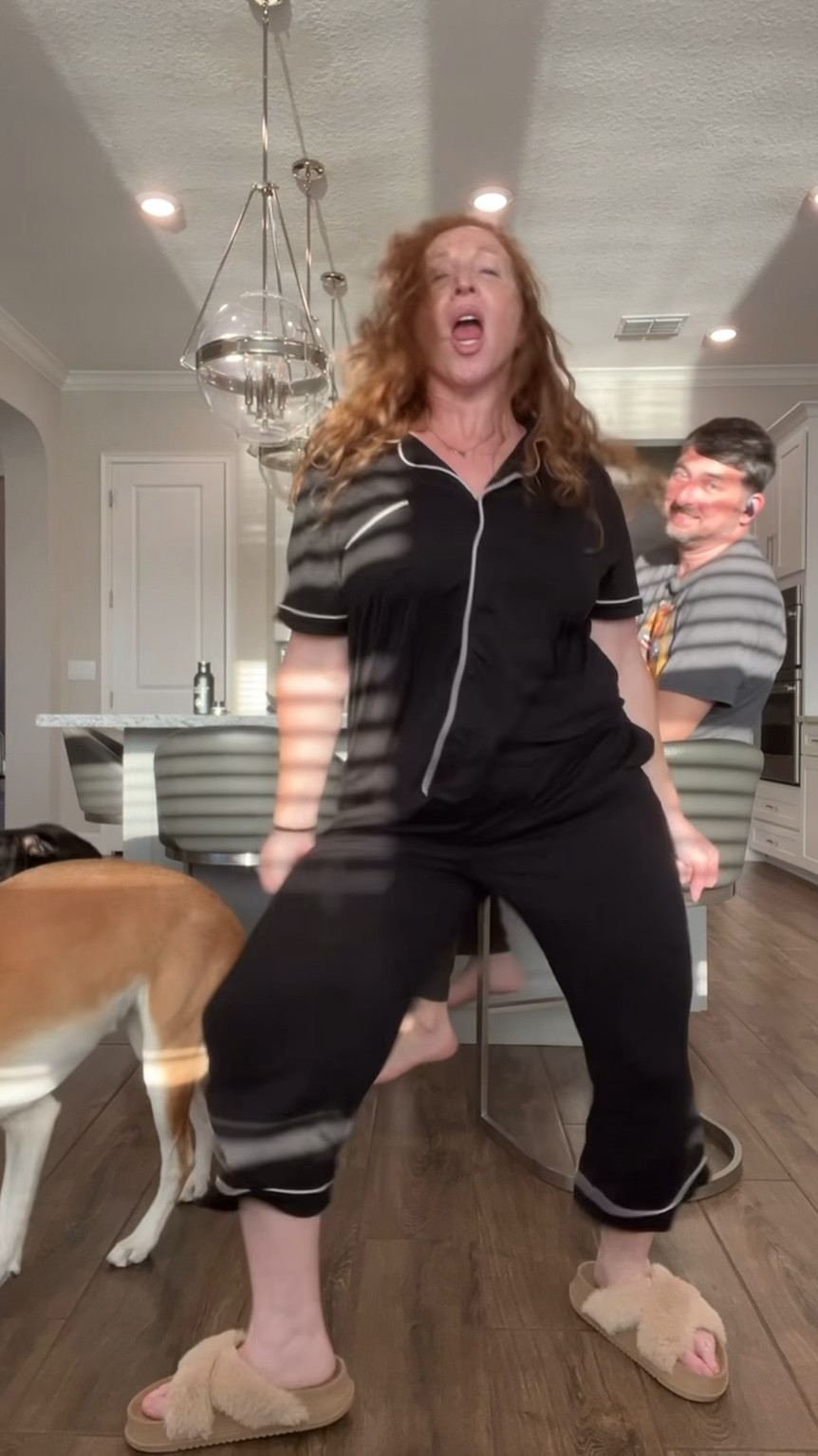 These pajamas have worn so well! Zero pilling, zero fading, and still buttery soft!!!! 🤌🏻🤌🏻🤌🏻 They fit true to size.

#LTKFindsUnder50 #LTKMidsize #LTKWatchNow