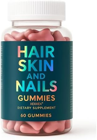 Hair Skin and Nails Gummies – Vegan Hair Vitamins for Women & Men | Supports Faster Hair Growth... | Amazon (US)