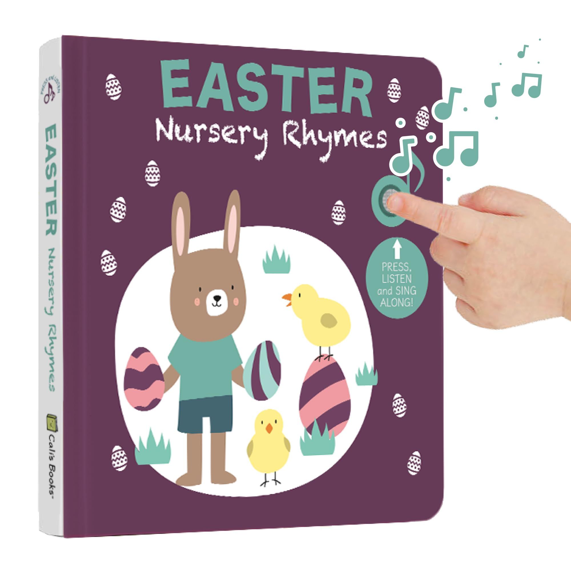 Cali's Books Easter Nursery Rhymes - Musical Book - Perfect Easter Basket Stuffers for Toddlers and Baby Easter Basket Stuffers - Featuring 6 Easter Songs and Charming Illustrations | Amazon (US)