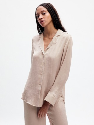 Satin PJ Top | Gap (US)