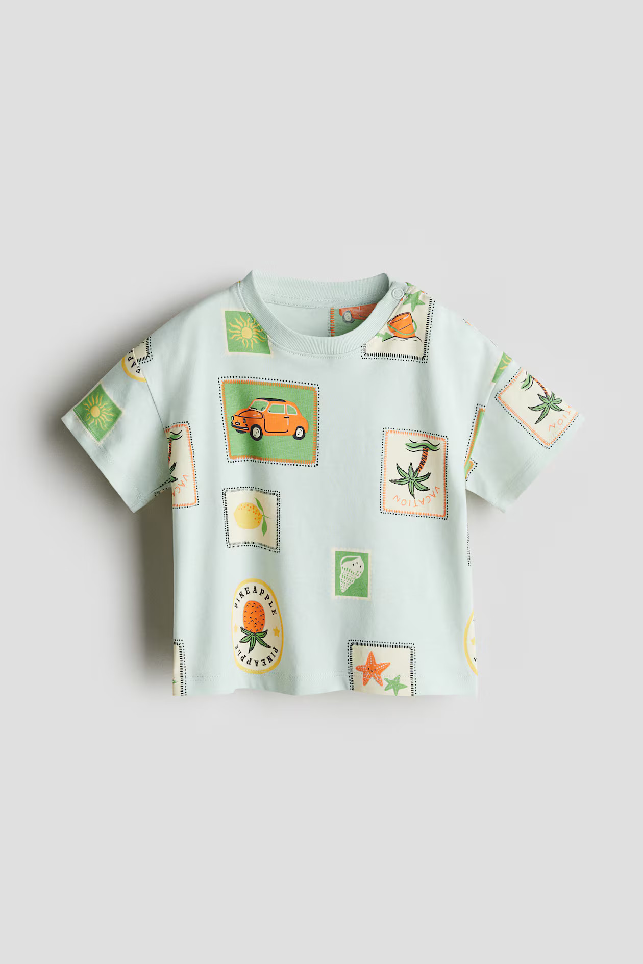 Printed Cotton T-Shirt | H&M (US + CA)