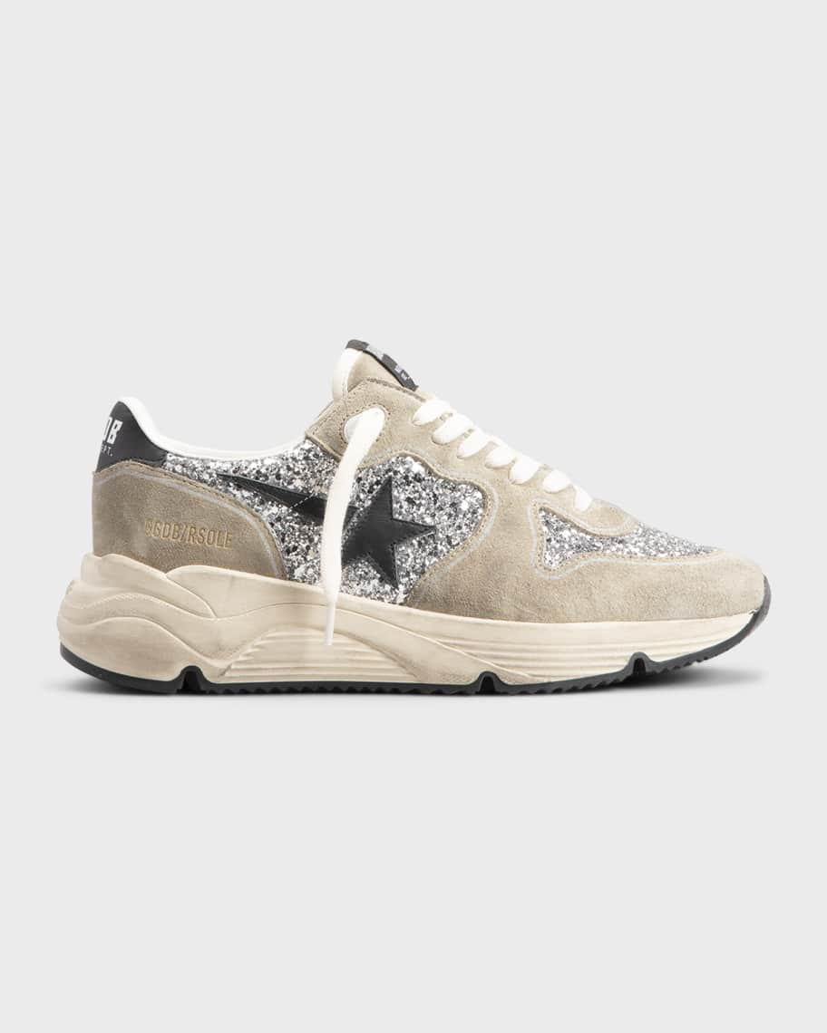 Golden Goose Star Dad Glitter Running Sneakers | Neiman Marcus