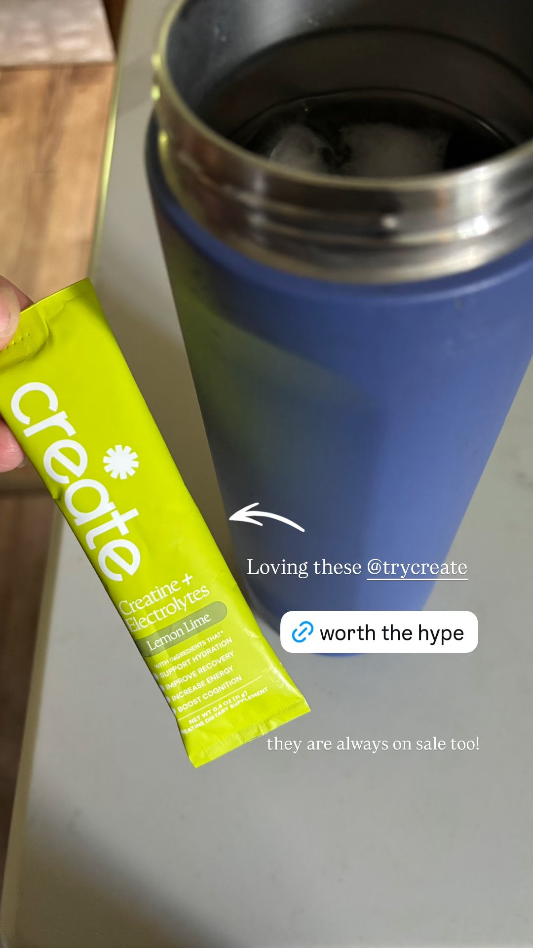 Worth the hype! I’m loving these!!! Create creatine & electrolytes are so good for you! #wellness #motherhood #creatine #supplement #summer #30

#LTKdayinmylife #LTKfitnessgoals #LTKmomlife
