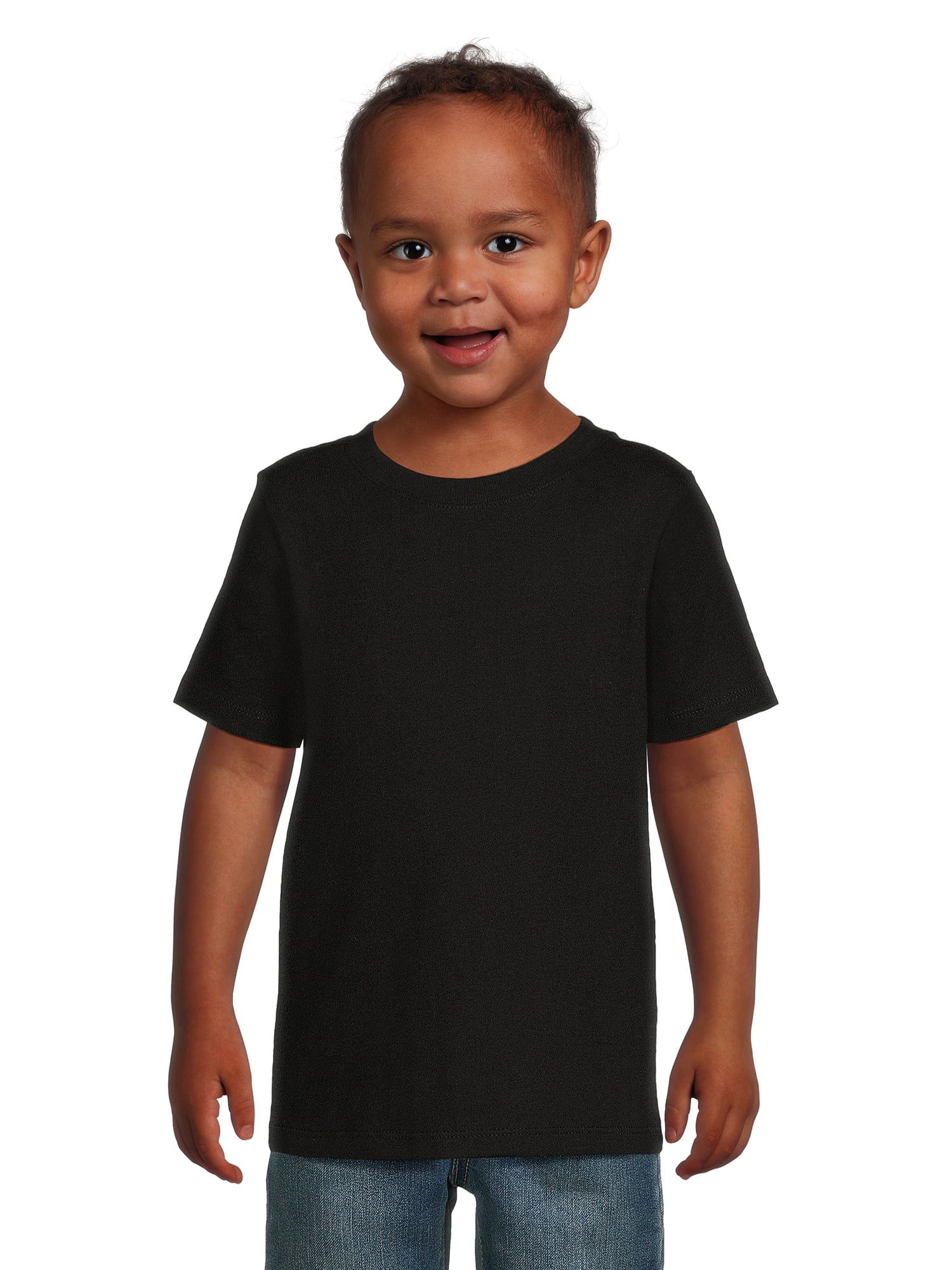 Garanimals Toddler Boy Short Sleeve Solid T-Shirt, Sizes 12M-5T | Walmart (US)