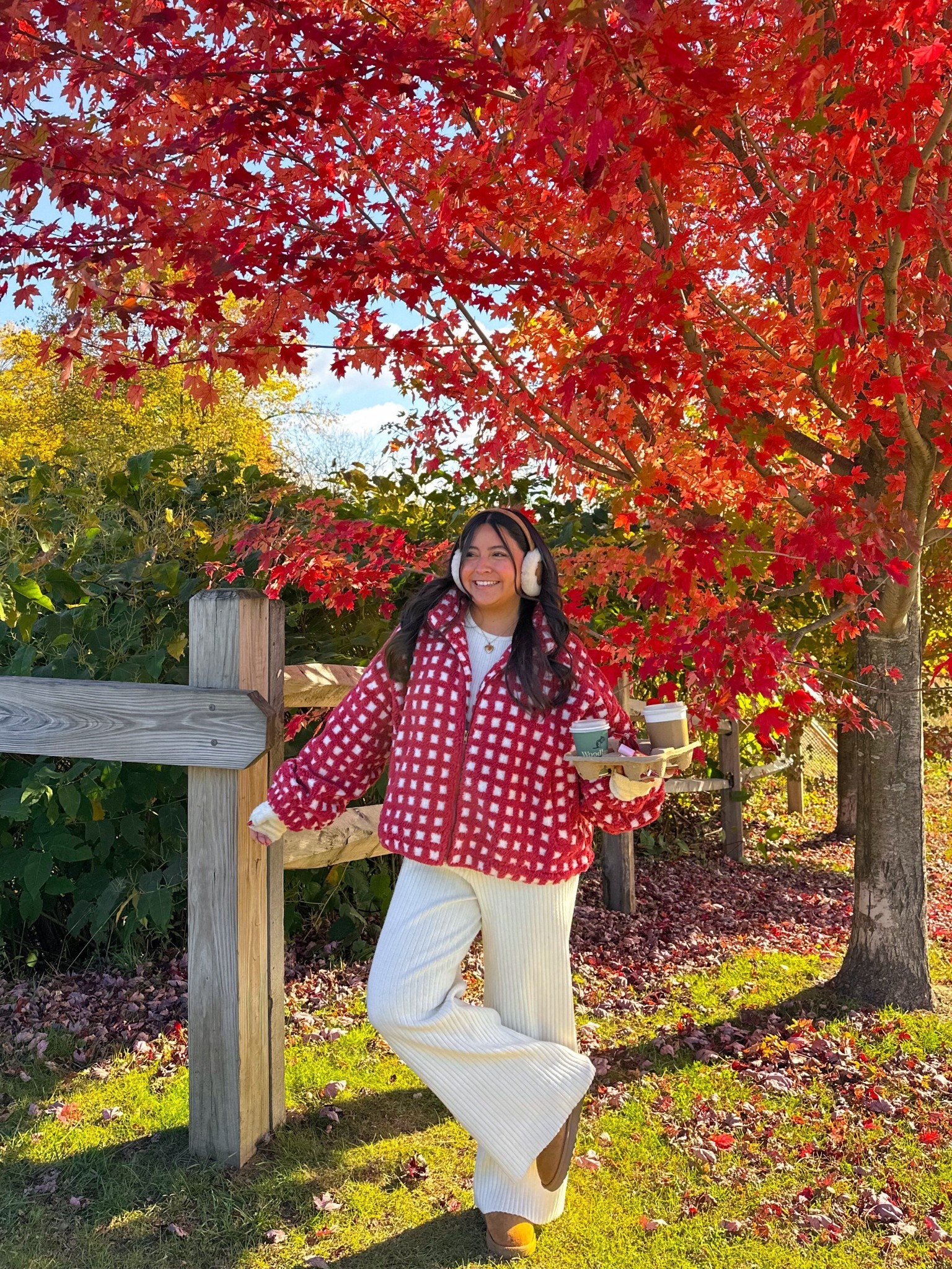 the perfect fall day! staying cozy in this chilly weather!🍁 use code MEL15 at grey bandit :) 

#LTKTravel #LTKSeasonal