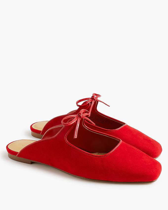 Bow slip-on mules | J.Crew Factory