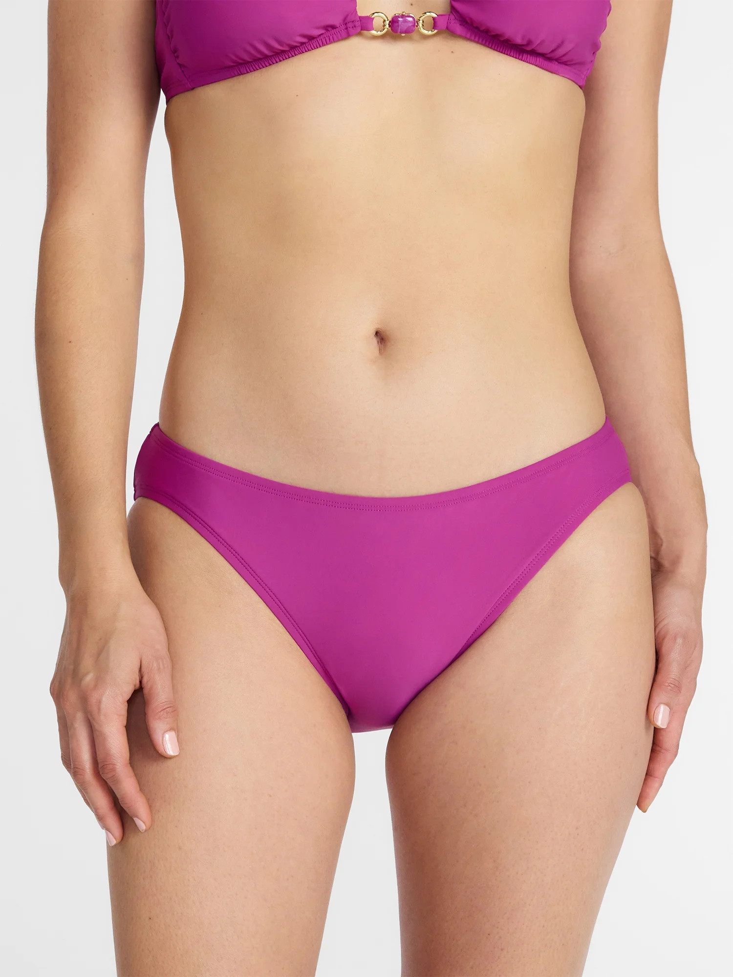 Time and Tru Women's Low Rise Bikini Bottoms, Sizes XS-XL - Walmart.com | Walmart (US)