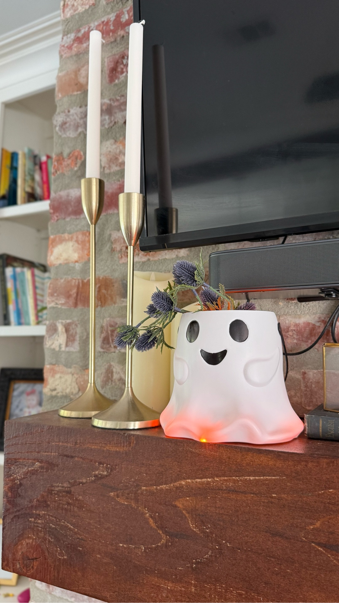 A fun spooky DIY project… a ghost bucket made for decorating! I grabbed the cute ghost bucket from Walmart, but you can truly use any plastic bucket. Added Dollar Tree battery powered lights and some faux flowers. Voila! 👻 

#LTKHalloween #LTKHome #LTKSeasonal