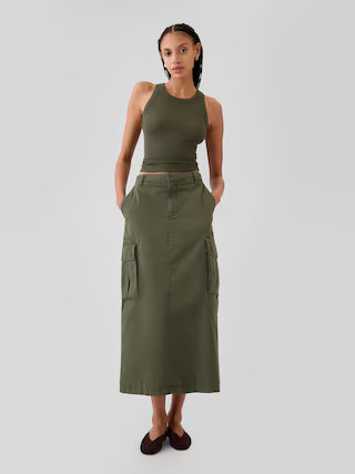 Utility Cargo Midi Skirt | Gap (CA)