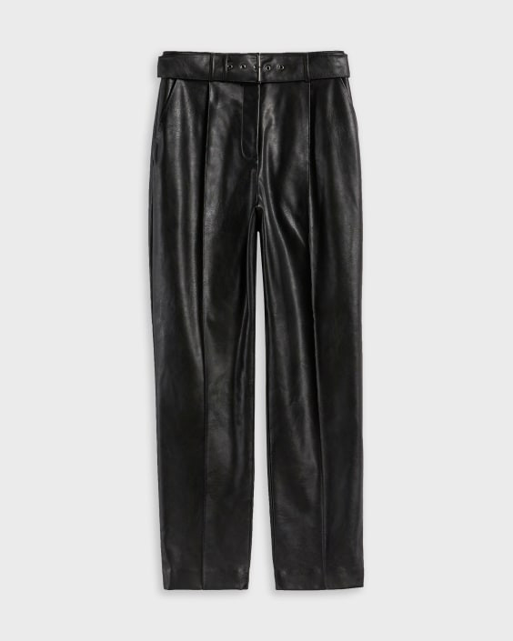 Faux leather belted trousers | Ted Baker (UK)