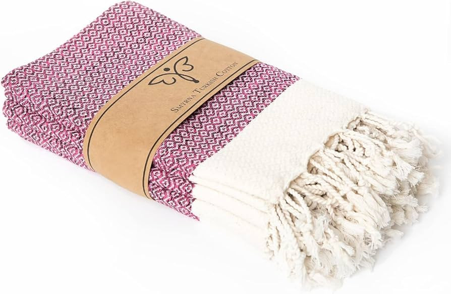 Smyrna Turkish Cotton Original Cloth Napkins Set of 6, 18 x 18 Inches, Decorative Boho Table Napk... | Amazon (US)