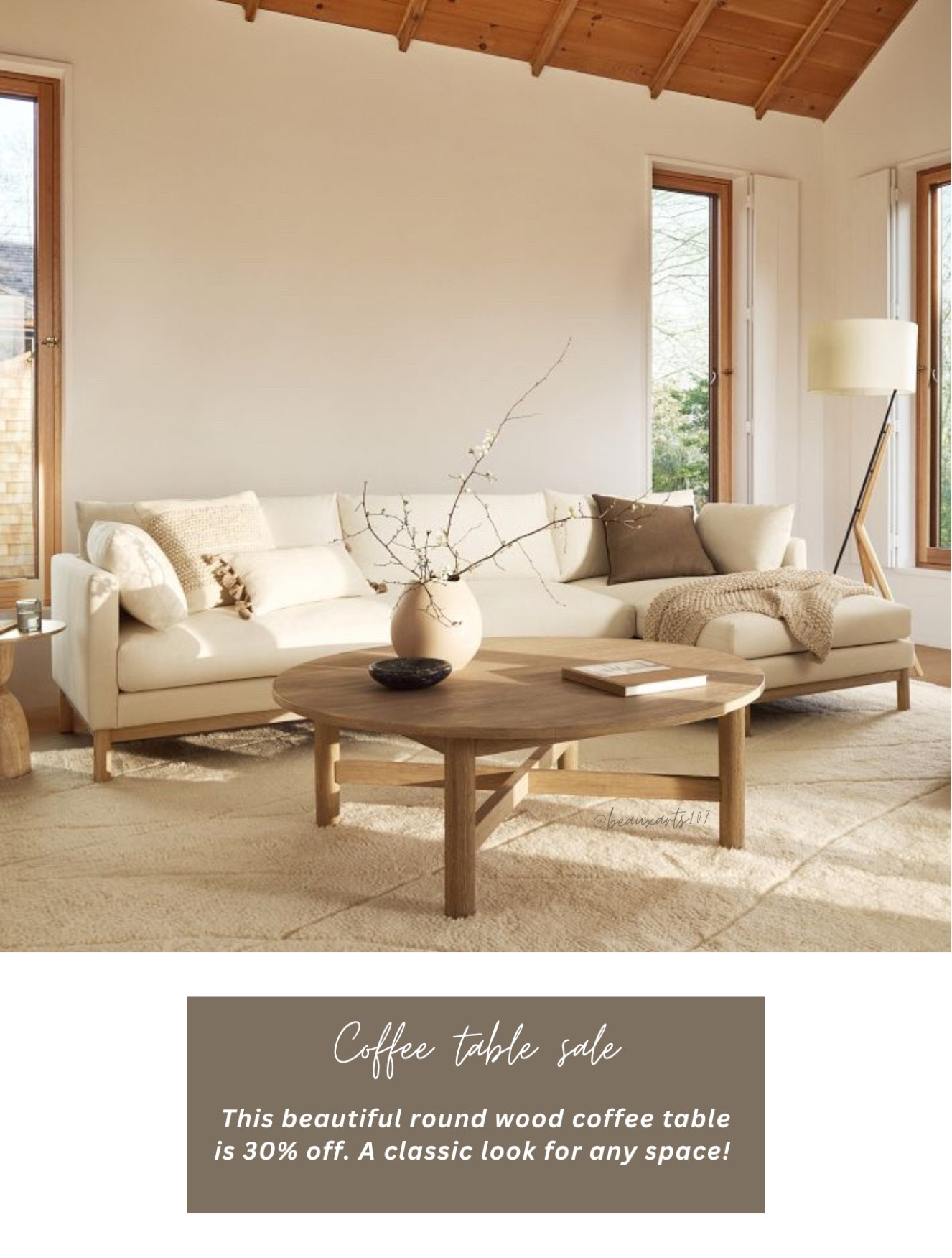 Gorgeous round wolf coffee table on sale for 30% off!! 

#LTKSale #LTKstyletip

#LTKsalealert #LTKFind #LTKhome