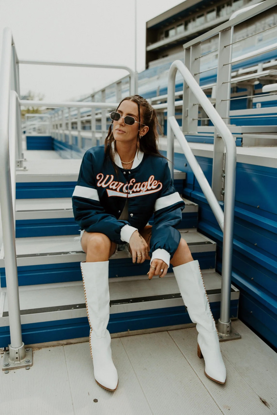 Auburn Miles Swipe Varsity Jacket | Gameday Social