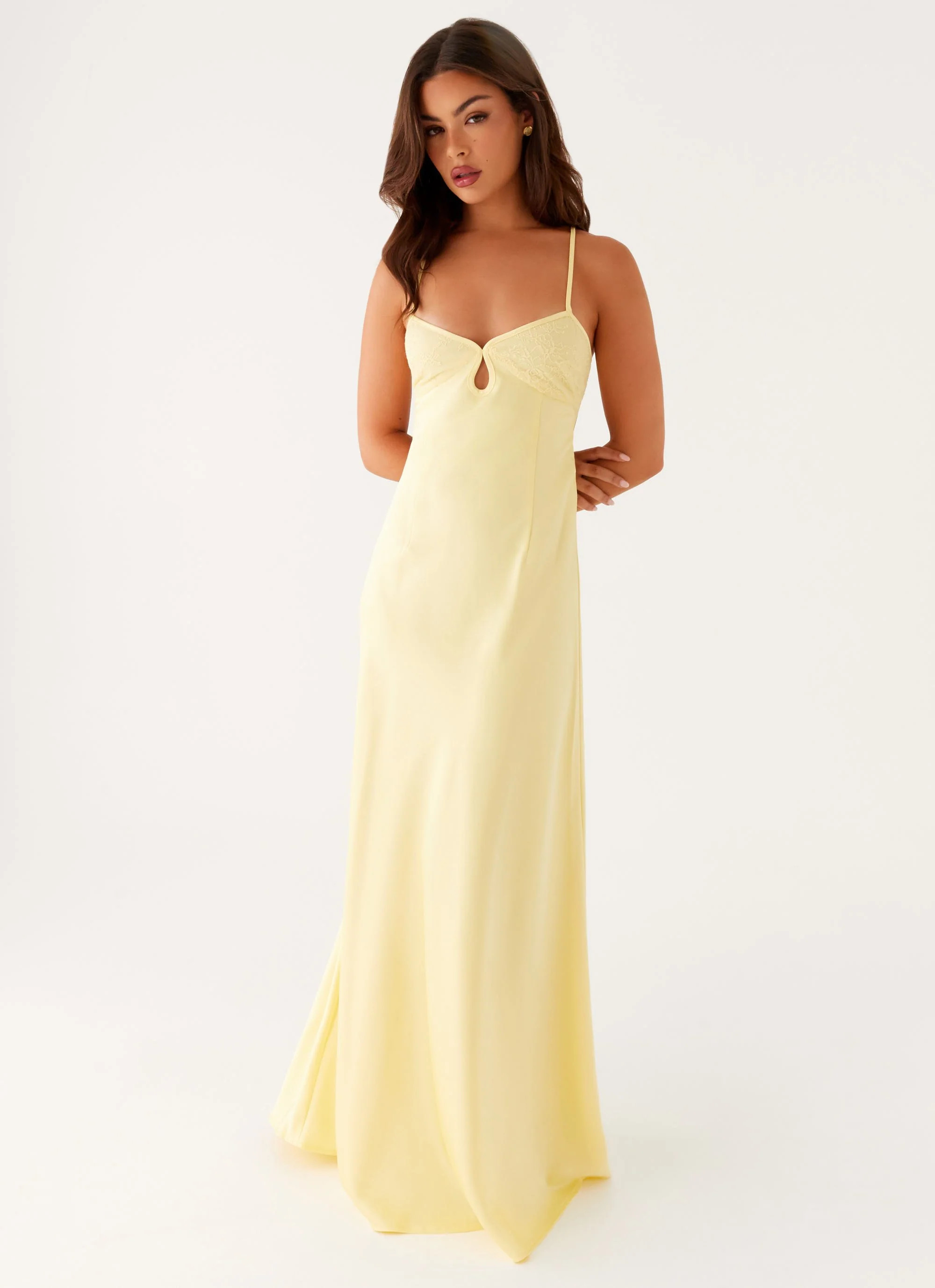Joanie Maxi Dress - Yellow | Peppermayo (Global)