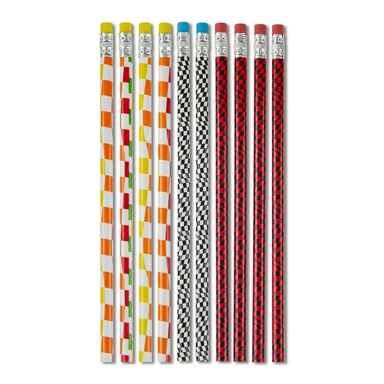 Valentine's Day Checkered Pencils, 10 Count, by Way To Celebrate | Walmart (US)