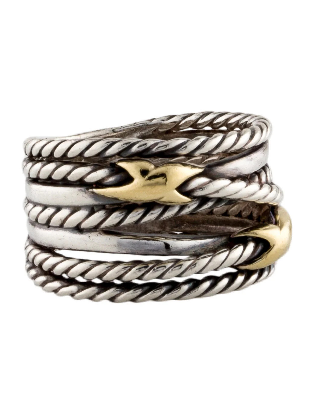 Double X Crossover Ring | The RealReal