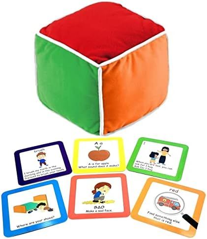 Play and Learn Cube for Toddlers 18+- Child's First Fun Learning Game! Teaches Colors, Numbers, M... | Amazon (US)