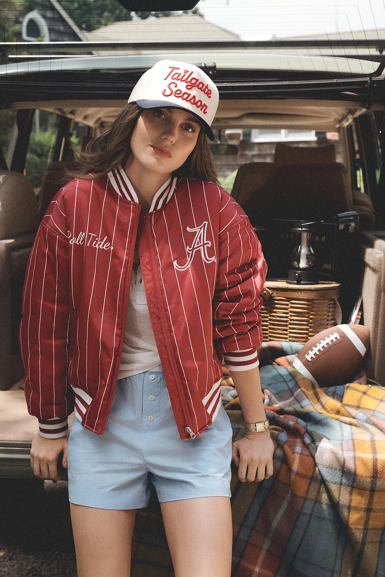 The Wild Collective x Anthropologie NCAA Bomber Jacket | Anthropologie (US)