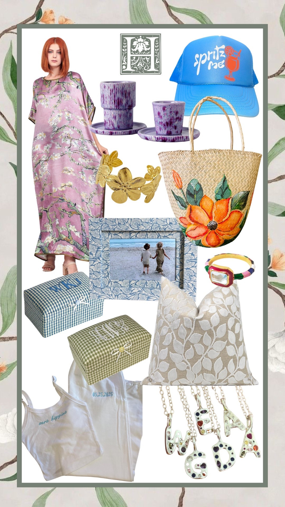 Here with another dose of unique + chic Etsy finds! Adoring keepsake boxes, printed satin kaftans, and hand painted bags! All make for wonderful gifts (or for keeps!)🌸

#LTKStyleTip #LTKFindsUnder100 #LTKFindsUnder50