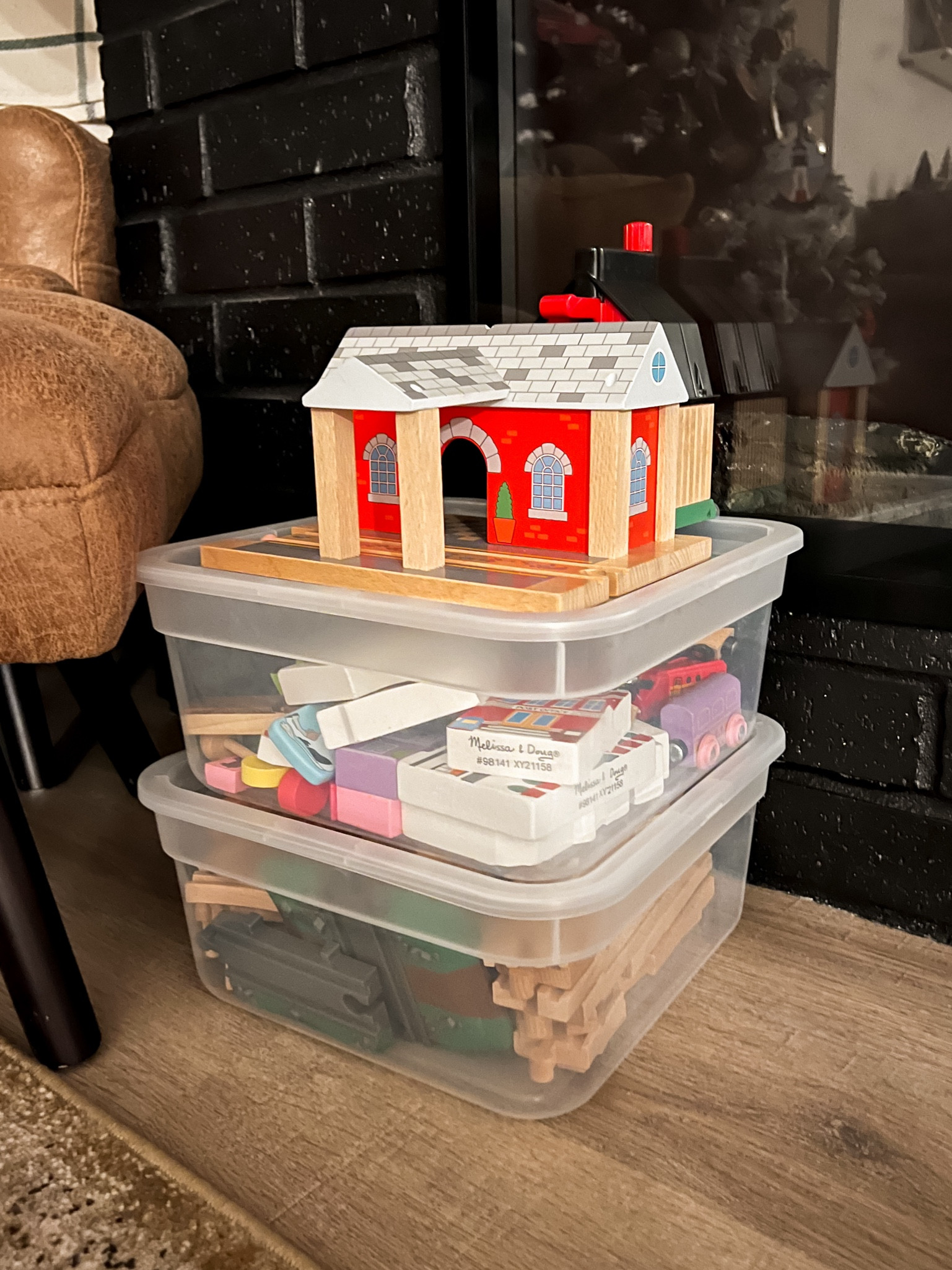 Stackable toy storage!