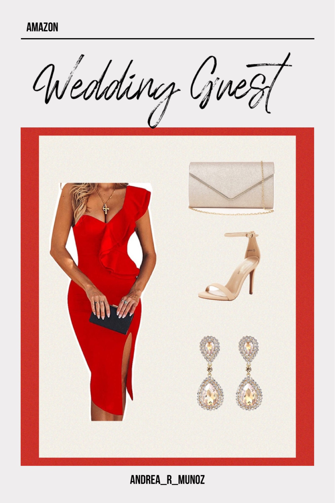 How to Accessorize a Red Dress - Dress for the Wedding