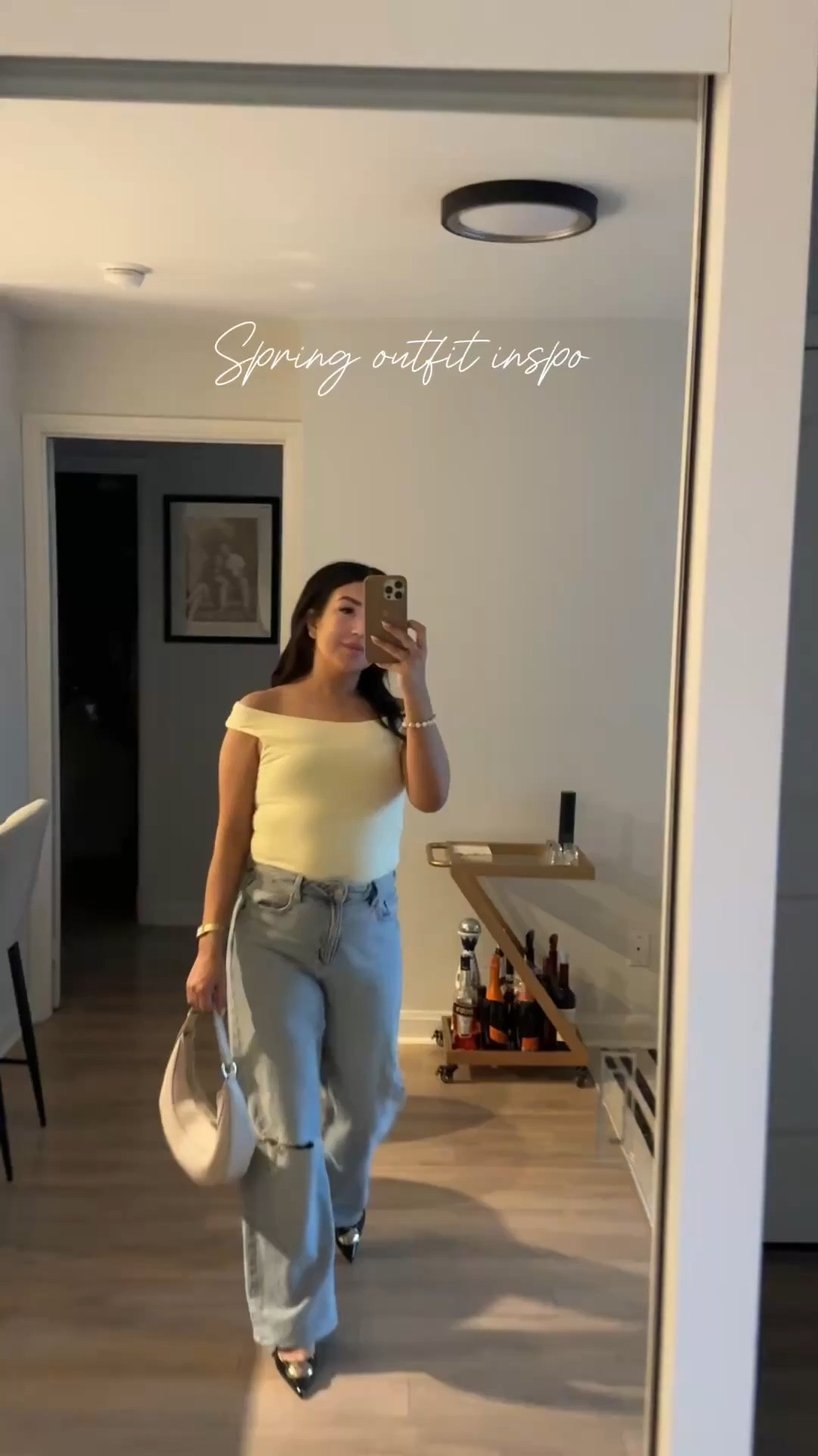 Spring outfit inspo 
Bodysuit - true to size 
Shoes - true to size 
Pants - not available 

#LTKworkwear #LTKspring #LTKcanada